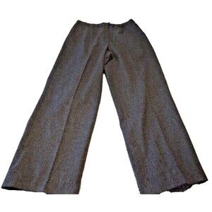 Vintage Womens Pendleton Grey Virgin Wool Pants Slacks Size 12 Made in the USA